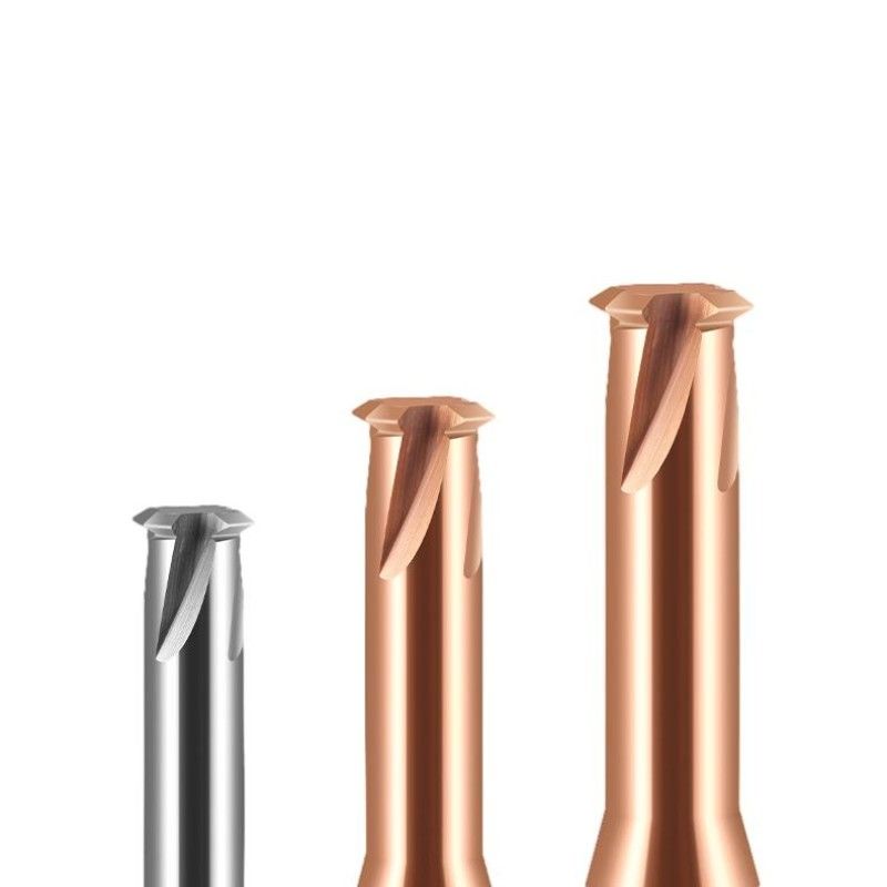 CNC 단일 치아 스레딩 끝 밀 Solid Carbide 4 플루트