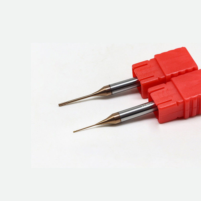 텅스텐 마이크로 지름 끝 밀 0.2mm 절단 가장자리와 함께 2.5mm 플루트 길이