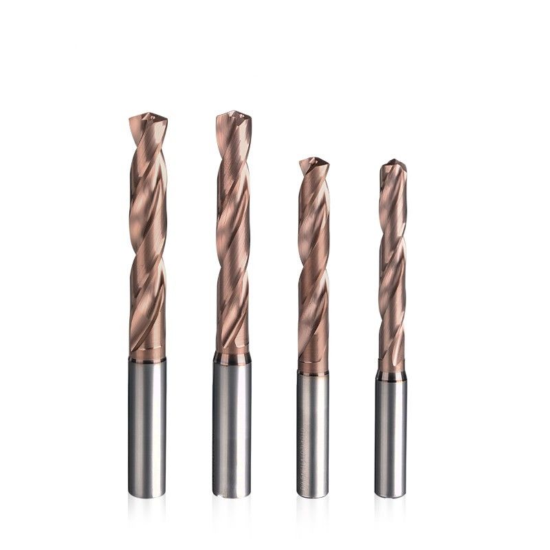 Din 표준 내부 냉각 5xd 단계 0.1mm 도용 탄화물 나선 플루트 분기 도용